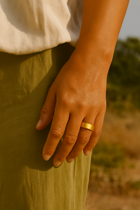 AURA K1 Smart Ring – Gold