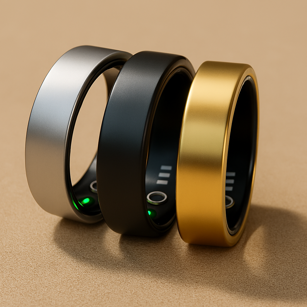 AURA K1 Smart Ring – Gold