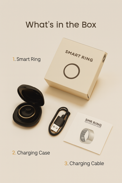 AURA K1 Smart Ring – Gold