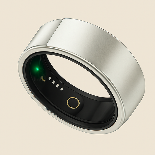 AURA K1 Smart Ring - Silver